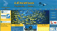 Desktop Screenshot of excelsus-plongee.com