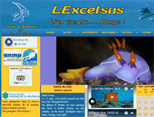 Tablet Screenshot of excelsus-plongee.com